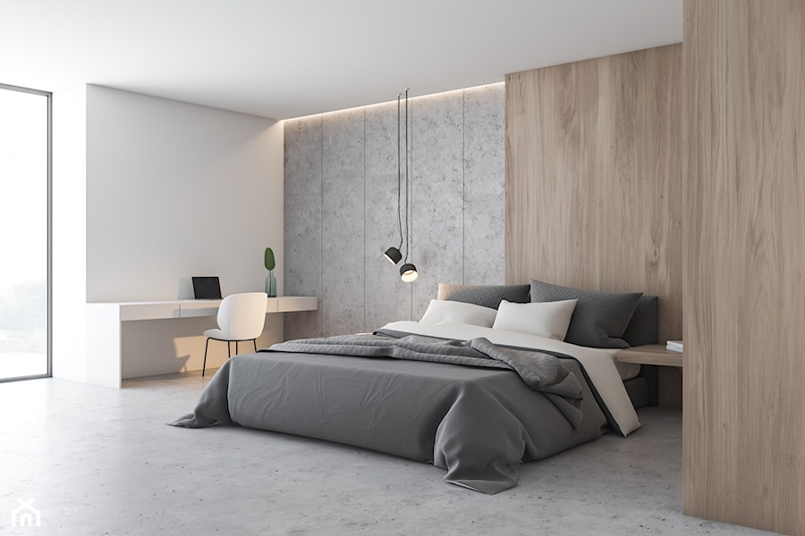 Sypialnia w mieszkaniu w Rzeszowie - zdjęcie od Ring Studio - Projektowanie Wnętrz