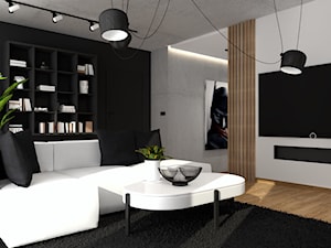 Dom jednorodzinny - Salon, styl nowoczesny - zdjęcie od mk.interiorarchitect