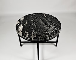 Okrągły stolik kawowy z granitowym blatem - zdjęcie od RMS FURN - Homebook