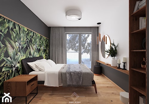 DOM w zieleni - Sypialnia, styl nowoczesny - zdjęcie od Karo Design