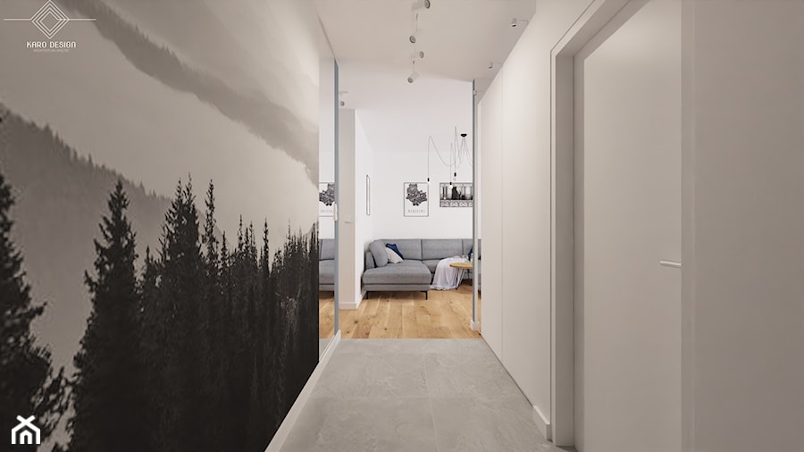 Mieszkanie w chmurach - Hol / przedpokój, styl nowoczesny - zdjęcie od Karo Design