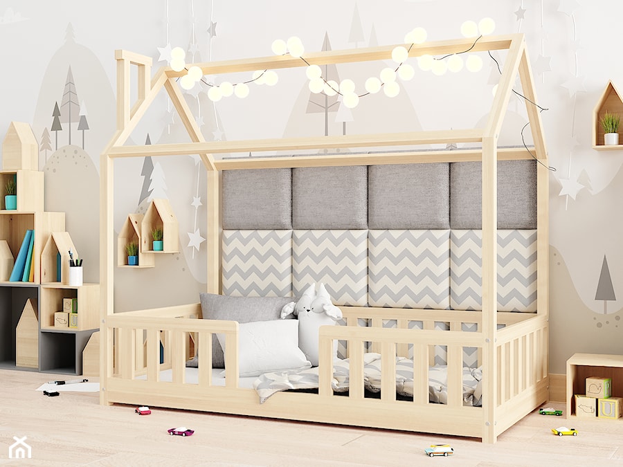 Łóżko domek dla dziecka z drewna - zdjęcie od sleephome.pl