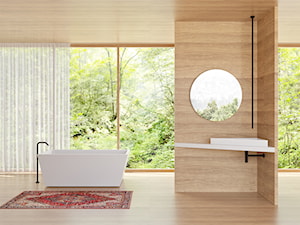Łazienka z umywalką narożną - zdjęcie od Krause design