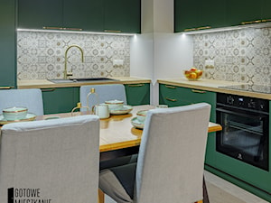 Kuchnia na zielono - Kuchnia, styl nowoczesny - zdjęcie od Gotowe Mieszkanie