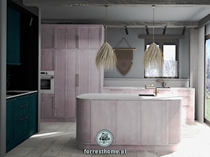 Kuchnia w stylu boho/ balijskim - zdjęcie od Forrest Home Architecture & Art