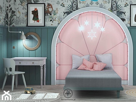 Aranżacje wnętrz - Pokój dziecka: Art Deco - Projekt pokoju dla dziewczynki - Forrest Home Architecture & Art. Przeglądaj, dodawaj i zapisuj najlepsze zdjęcia, pomysły i inspiracje designerskie. W bazie mamy już prawie milion fotografii!