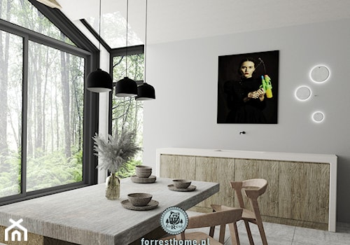 Minimalistyczna kuchnia - zdjęcie od Forrest Home Architecture & Art