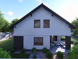 Dom Kamza - Taras - zdjęcie od HouseCollection.pl - Gotowe projekty domów
