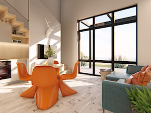 Dom Małomiasteczkowy 4 - Jadalnia, styl nowoczesny - zdjęcie od HouseCollection.pl - Gotowe projekty domów