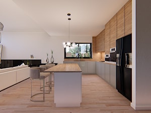 Dom Split 2 - Kuchnia, styl nowoczesny - zdjęcie od HouseCollection.pl - Gotowe projekty domów