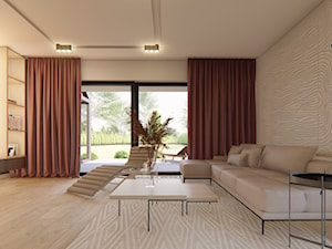 Dom Lizbona - Salon, styl nowoczesny - zdjęcie od HouseCollection.pl - Gotowe projekty domów
