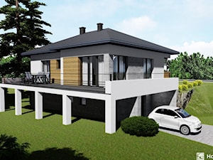 Dom Pompeje - Ogród - zdjęcie od HouseCollection.pl - Gotowe projekty domów