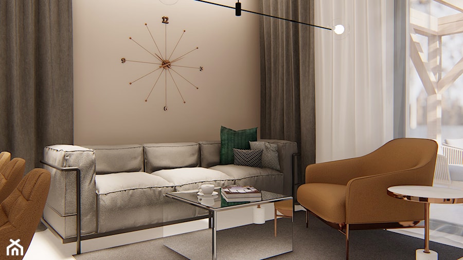 Dom Combe 3 - Salon, styl nowoczesny - zdjęcie od HouseCollection.pl - Gotowe projekty domów