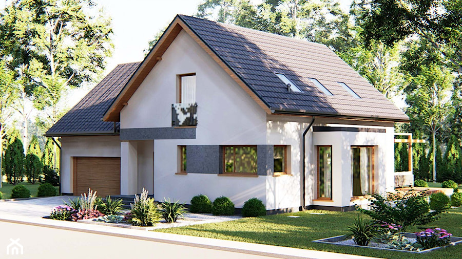 Dom w Nicei 2 (G2) - zdjęcie od HouseCollection.pl - Gotowe projekty domów
