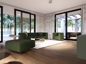 Salon domu Arles - zdjęcie od HouseCollection.pl - Gotowe projekty domów