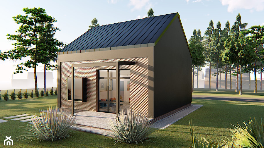 Dom Małomiasteczkowy 4 - Domy, styl nowoczesny - zdjęcie od HouseCollection.pl - Gotowe projekty domów