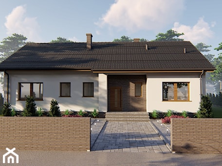 Aranżacje wnętrz - Domy: Dom Baryt - HouseCollection.pl - Gotowe projekty domów. Przeglądaj, dodawaj i zapisuj najlepsze zdjęcia, pomysły i inspiracje designerskie. W bazie mamy już prawie milion fotografii!