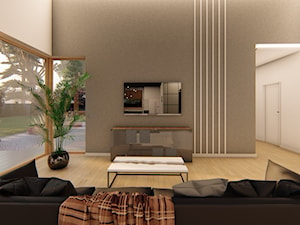 Dom Delia - Salon, styl nowoczesny - zdjęcie od HouseCollection.pl - Gotowe projekty domów