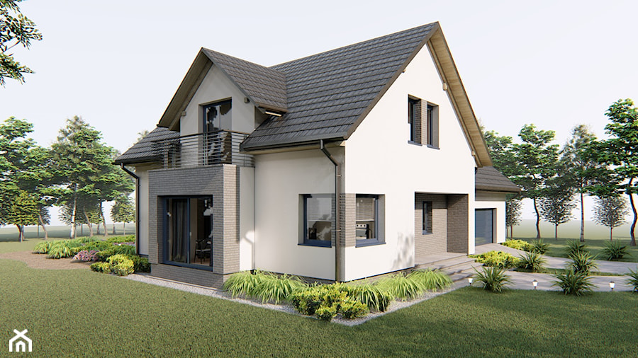 Dom Granda - Domy, styl tradycyjny - zdjęcie od HouseCollection.pl - Gotowe projekty domów