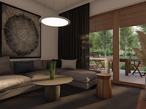 Dom Martin - Salon, styl nowoczesny - zdjęcie od HouseCollection.pl - Gotowe projekty domów