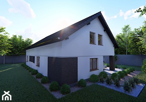 Dom Kamza - Taras - zdjęcie od HouseCollection.pl - Gotowe projekty domów