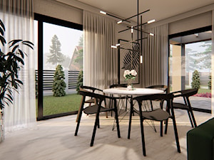 Dom Transylwania 4 - Jadalnia, styl nowoczesny - zdjęcie od HouseCollection.pl - Gotowe projekty domów