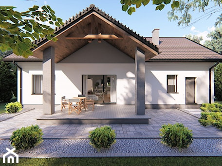Aranżacje wnętrz - Taras: Dom Altana - HouseCollection.pl - Gotowe projekty domów. Przeglądaj, dodawaj i zapisuj najlepsze zdjęcia, pomysły i inspiracje designerskie. W bazie mamy już prawie milion fotografii!