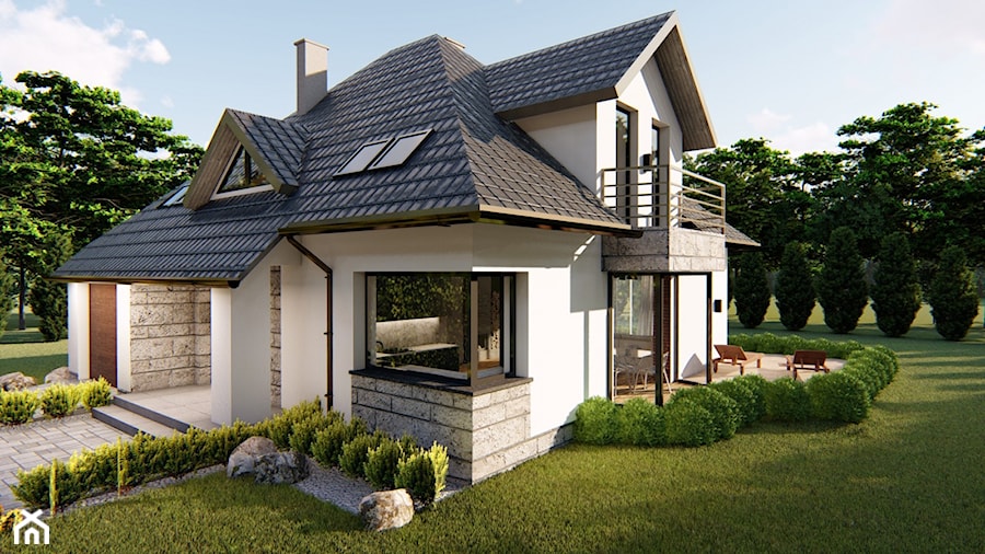 Dom nad Sanem - zdjęcie od HouseCollection.pl - Gotowe projekty domów