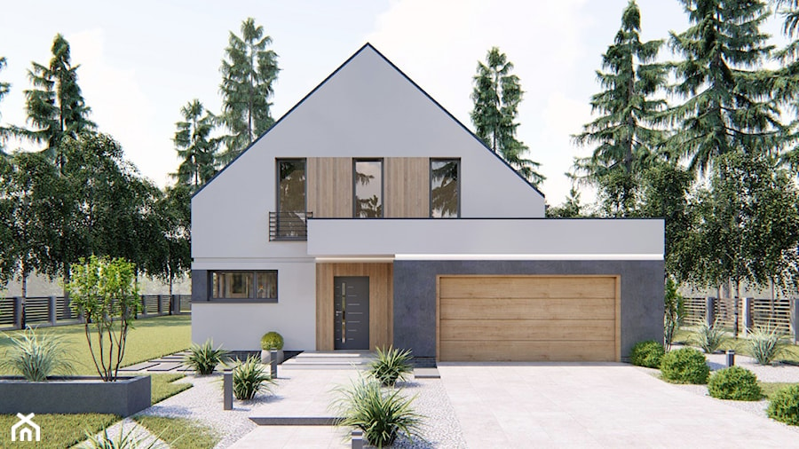 Dom Charlotte - Domy, styl nowoczesny - zdjęcie od HouseCollection.pl - Gotowe projekty domów