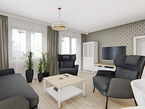 Dom Tavira - Salon - zdjęcie od HouseCollection.pl - Gotowe projekty domów