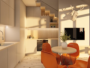 Dom Małomiasteczkowy 4 - Kuchnia, styl nowoczesny - zdjęcie od HouseCollection.pl - Gotowe projekty domów