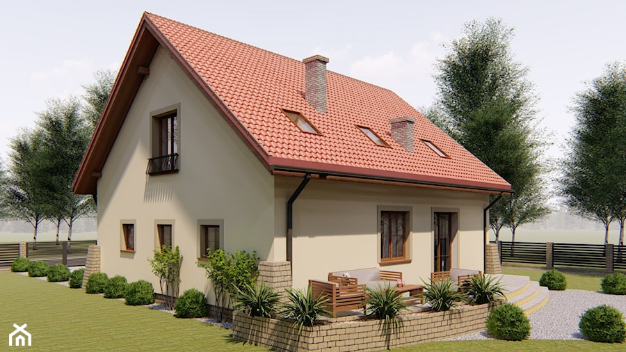 Dom nad Loarą - zdjęcie od HouseCollection.pl - Gotowe projekty domów