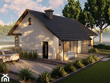 Aranżacje wnętrz - : Dom Small Wood - HouseCollection.pl - Gotowe projekty domów. Przeglądaj, dodawaj i zapisuj najlepsze zdjęcia, pomysły i inspiracje designerskie. W bazie mamy już prawie milion fotografii!