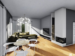 Dom Pompeje - Salon - zdjęcie od HouseCollection.pl - Gotowe projekty domów