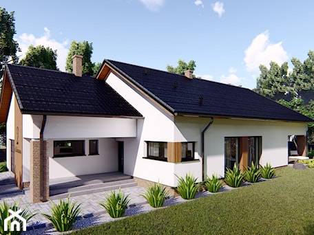 Aranżacje wnętrz - Domy: Dom Bursztyn 2 (G1) - HouseCollection.pl - Gotowe projekty domów. Przeglądaj, dodawaj i zapisuj najlepsze zdjęcia, pomysły i inspiracje designerskie. W bazie mamy już prawie milion fotografii!