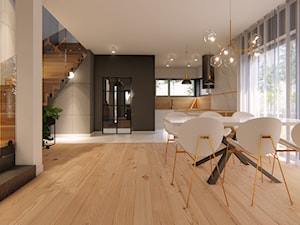 Dom Charlotte - Jadalnia, styl nowoczesny - zdjęcie od HouseCollection.pl - Gotowe projekty domów