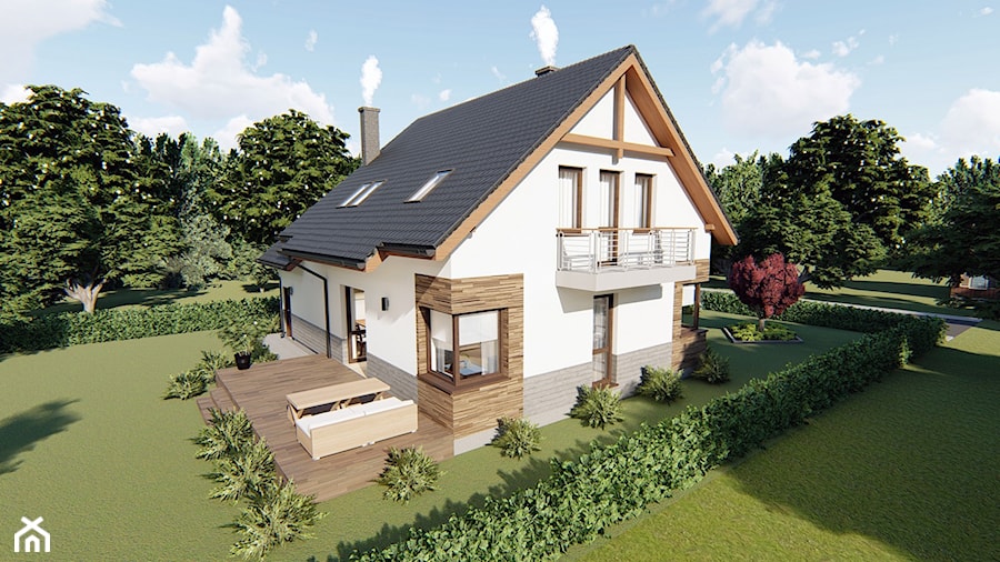 Dom Lancaster - zdjęcie od HouseCollection.pl - Gotowe projekty domów