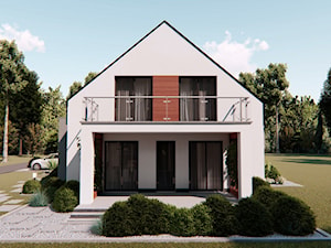 Dom Lugano Bliźniak - zdjęcie od HouseCollection.pl - Gotowe projekty domów