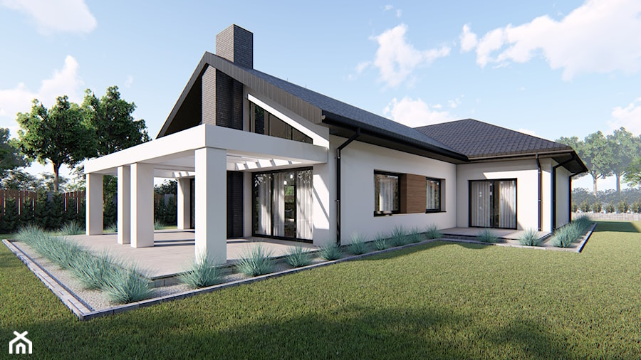 Dom Split 2 - Domy, styl nowoczesny - zdjęcie od HouseCollection.pl - Gotowe projekty domów