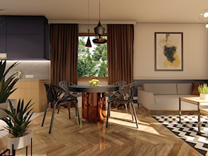 Dom Sepia - Jadalnia, styl tradycyjny - zdjęcie od HouseCollection.pl - Gotowe projekty domów