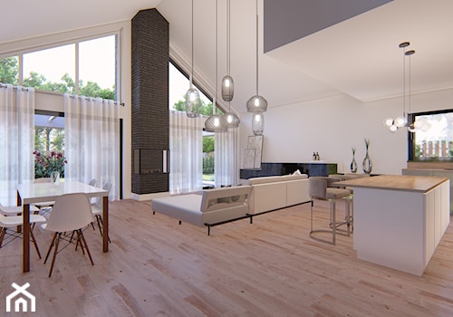 Dom Split 2 - Jadalnia, styl nowoczesny - zdjęcie od HouseCollection.pl - Gotowe projekty domów