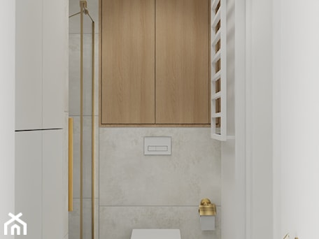 Aranżacje wnętrz - Łazienka: Minimalistyczna łazienka z zielenią - AGAPE WNĘTRZA. Przeglądaj, dodawaj i zapisuj najlepsze zdjęcia, pomysły i inspiracje designerskie. W bazie mamy już prawie milion fotografii!