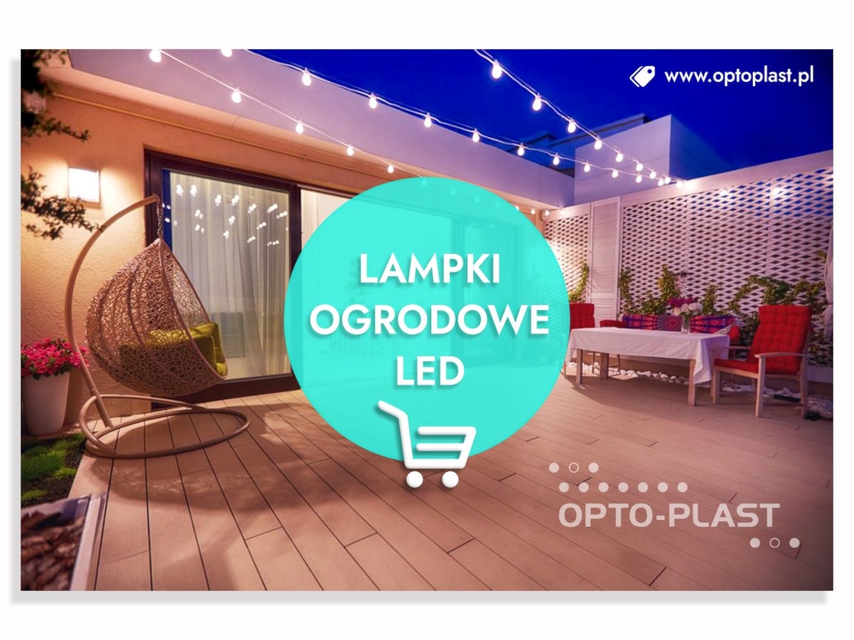 Lampki ogrodowe LED - zdjęcie od optoplast.pl - Homebook