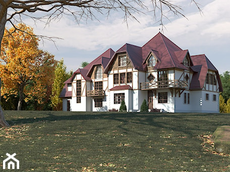 Aranżacje wnętrz - Domy: Private house with a garden in Austria. - iK.Studio. Przeglądaj, dodawaj i zapisuj najlepsze zdjęcia, pomysły i inspiracje designerskie. W bazie mamy już prawie milion fotografii!