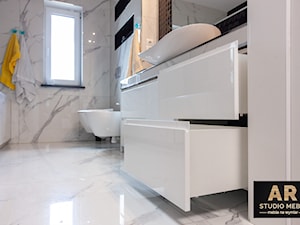 Meble łazienkowe - Łazienka, styl nowoczesny - zdjęcie od Studio Mebli AR