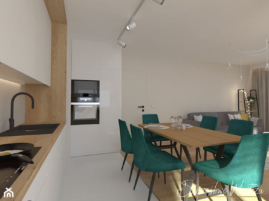 Słoneczne Wnętrza - Kuchnia, styl nowoczesny - zdjęcie od Szczęśliwe Wnętrza Studio Projektowe