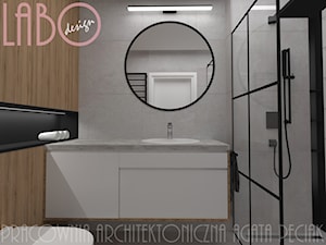 Mieszkanie z antresolą - Łazienka, styl nowoczesny - zdjęcie od Szczęśliwe Wnętrza Studio Projektowe