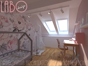Pokój dziecięcy na poddaszu - zdjęcie od Szczęśliwe Wnętrza Studio Projektowe