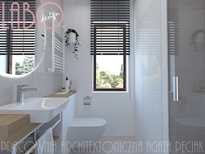 Nowoczesny dom parterowy - Salon, styl skandynawski - zdjęcie od Szczęśliwe Wnętrza Studio Projektowe