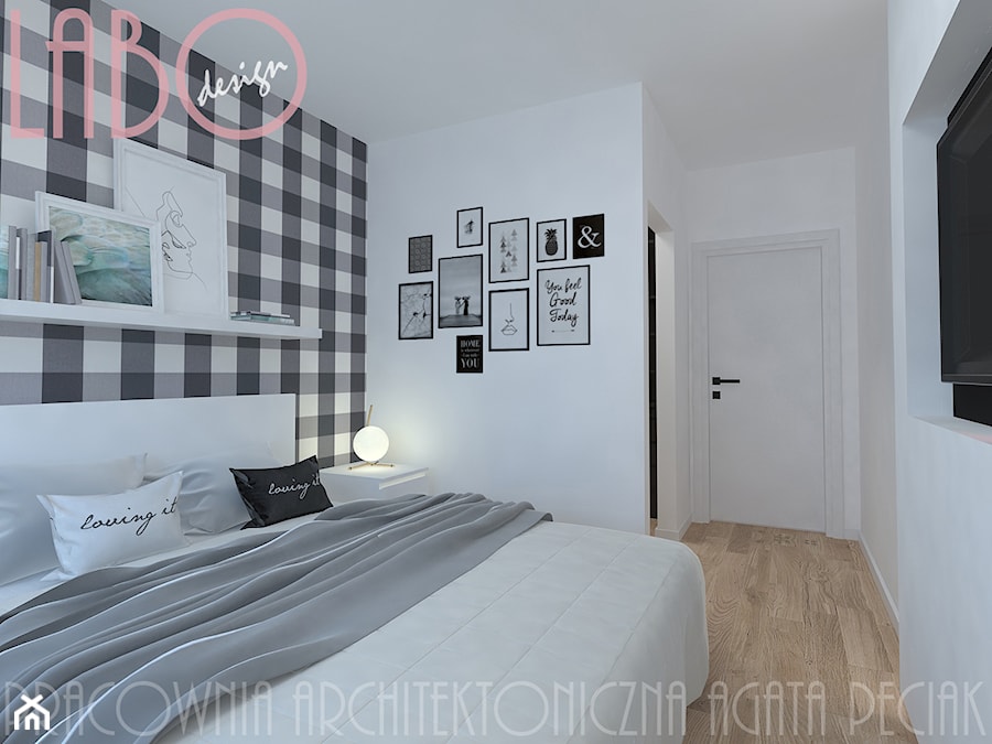 Mieszkanie z antresolą - Sypialnia, styl tradycyjny - zdjęcie od Szczęśliwe Wnętrza Studio Projektowe